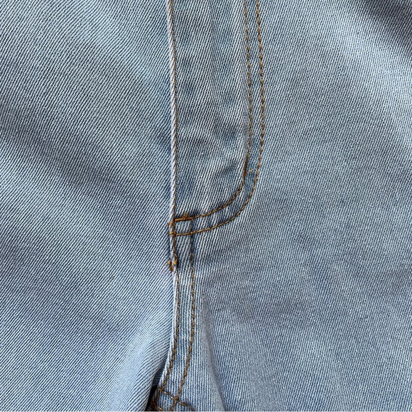 NWOT Cheap Monday Light Wash Purple Ice Second Skin High Waist Skinny Jeans 28 - Picture 9 of 10